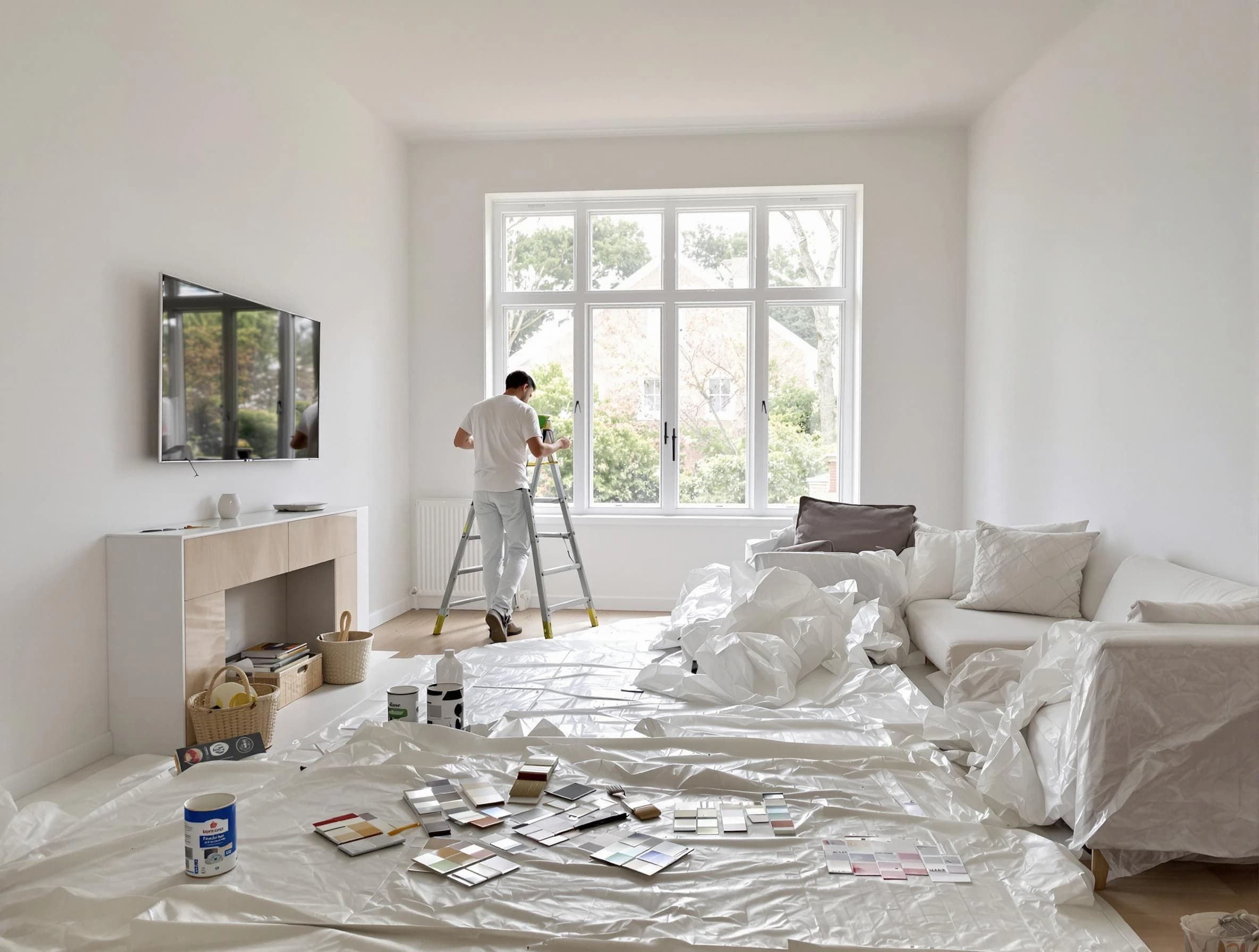Apache Junction House Painters professional applying interior paint in Apache Junction, AZ